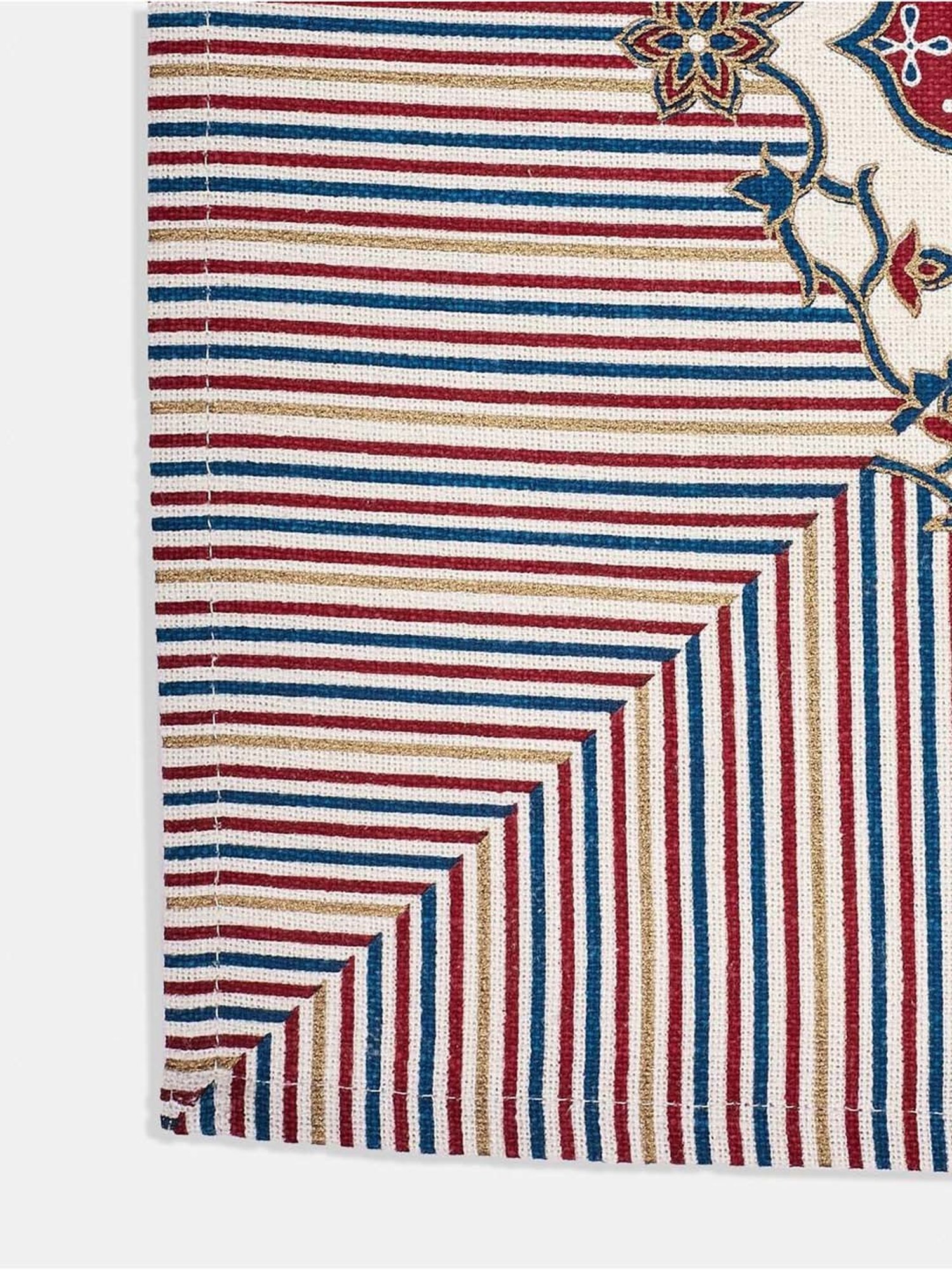 Romee Beige Cotton Checks Table Linen Sets