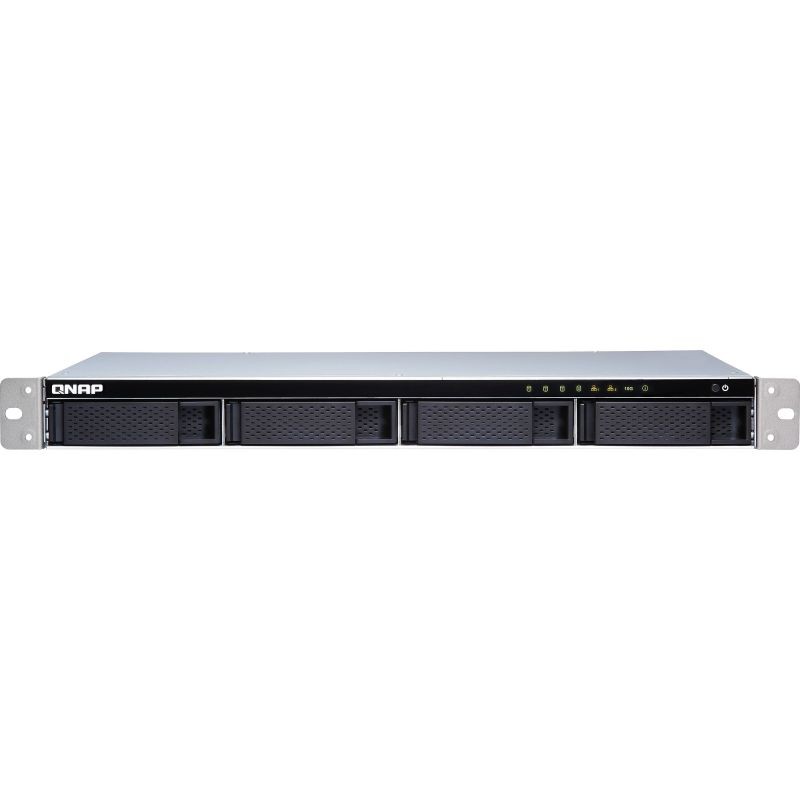 QNAP TS-431XeU-8G-US 4-bay 1U Short-Depth Rackmount NAS (8GB RAM version) with Builti-in 10 GbE Network