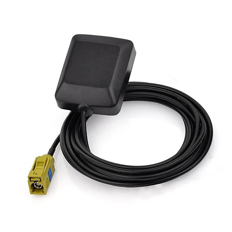 Mini Satellite Radio Antenna Fakra K Curry Female Connector Compatible with Sirius XM Car Vehicle Trucks RV HD HiFi Radio Stereo Receiver Tuner 23202345MHz