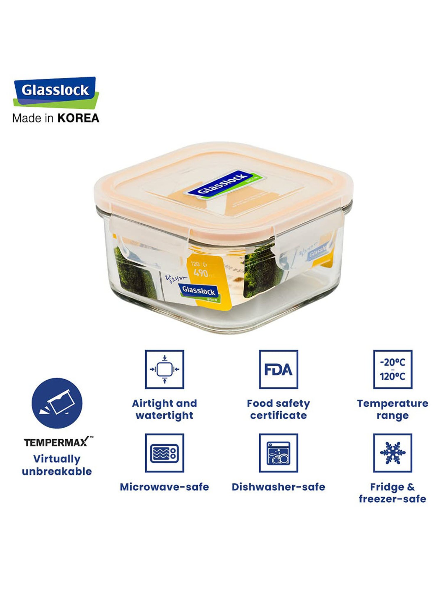 Borosilicate Glass Containers with Lids Microwave Safe Container for Glass Food Storage Containers