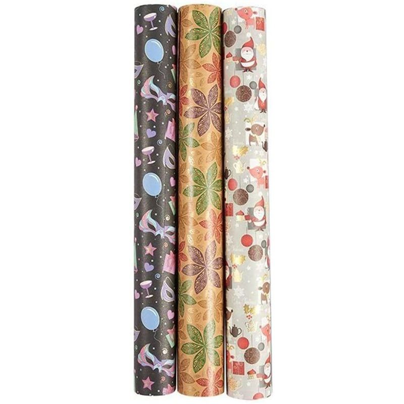 Juvale 24 Sheets Decorative Gift Wrapping Paper for All Occasions, Crafts Supplies (27.5 x 17.2 In)