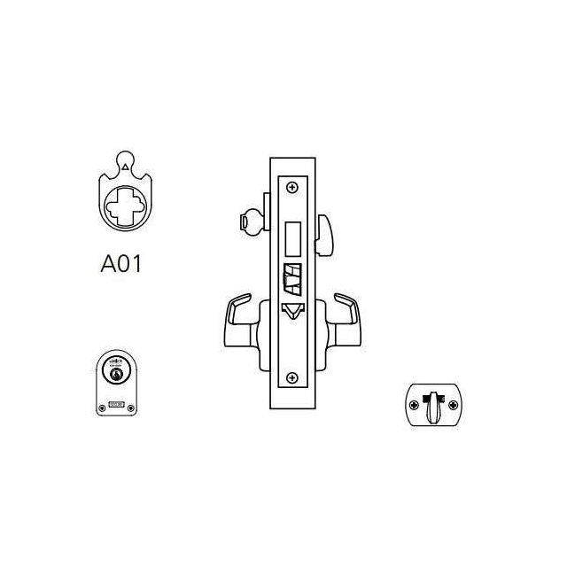 Corbin Russwin - ML2075 LWA 626 - ML2075 LWA 626 Corbin Russwin Mortise Lock