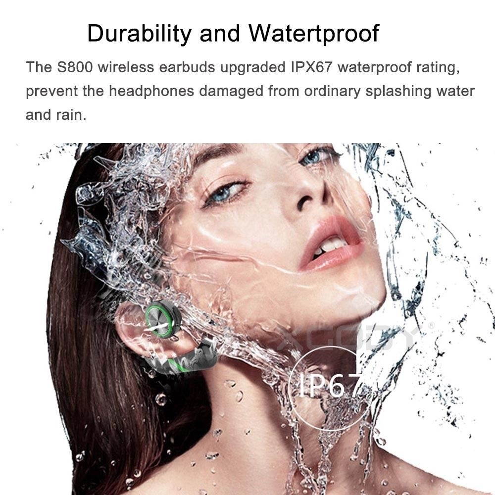 2018 New Ture Wireless Bluetooth4.2 In-ear Binaural Headset Sport Earbuds Stereo Headset Waterproof Earphones