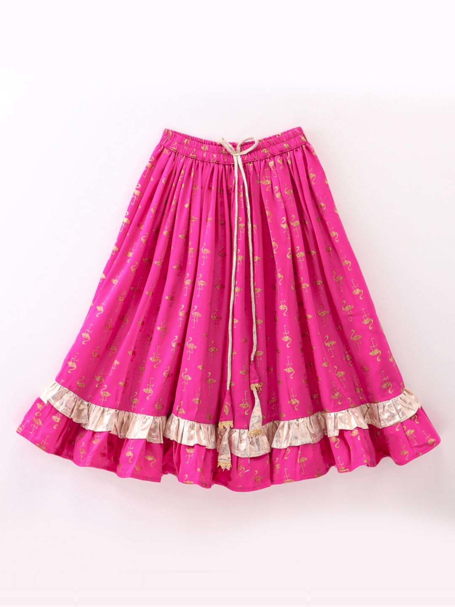 TWISHA Kids Green & Pink Regular Fit Top Set