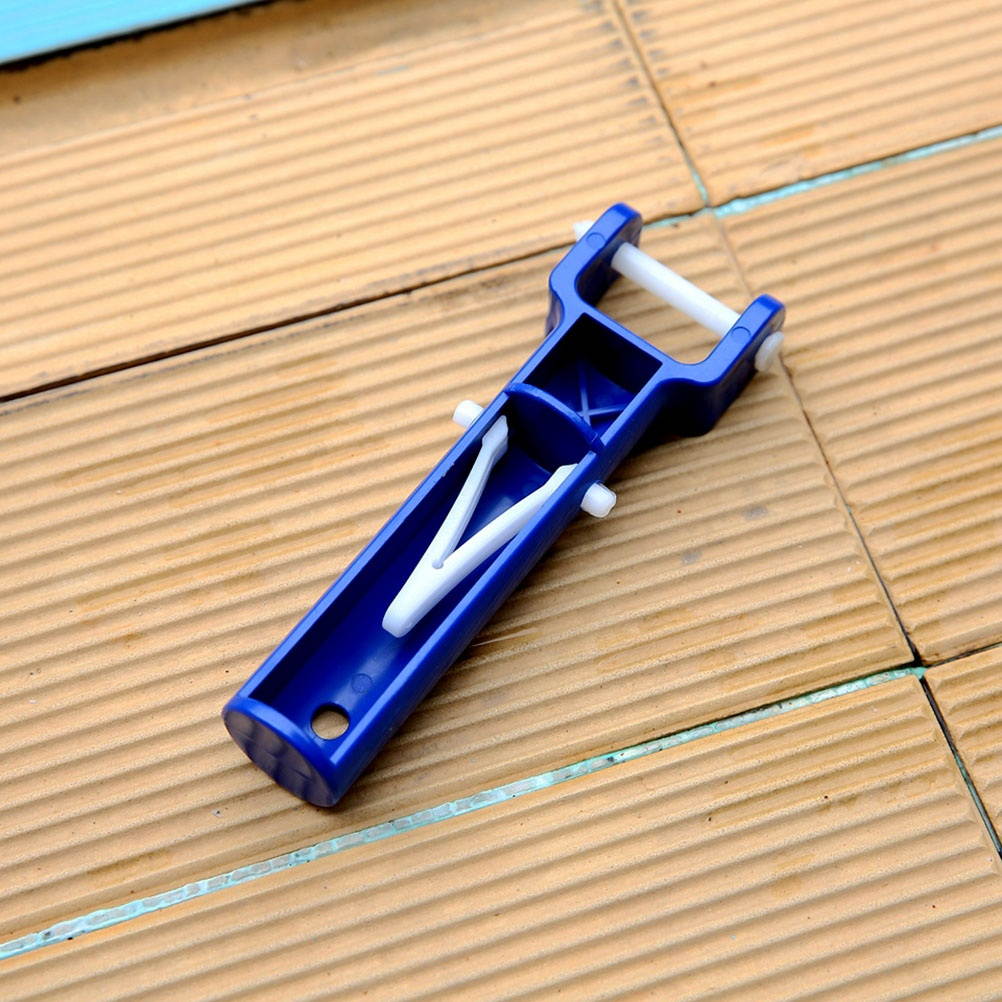 2 Sets Swimming Pool Cleaning Suction Head V Shaped Cleaning Head Cleaning Tool Pool Cleaning Accessories for Home Hotel (Blue)