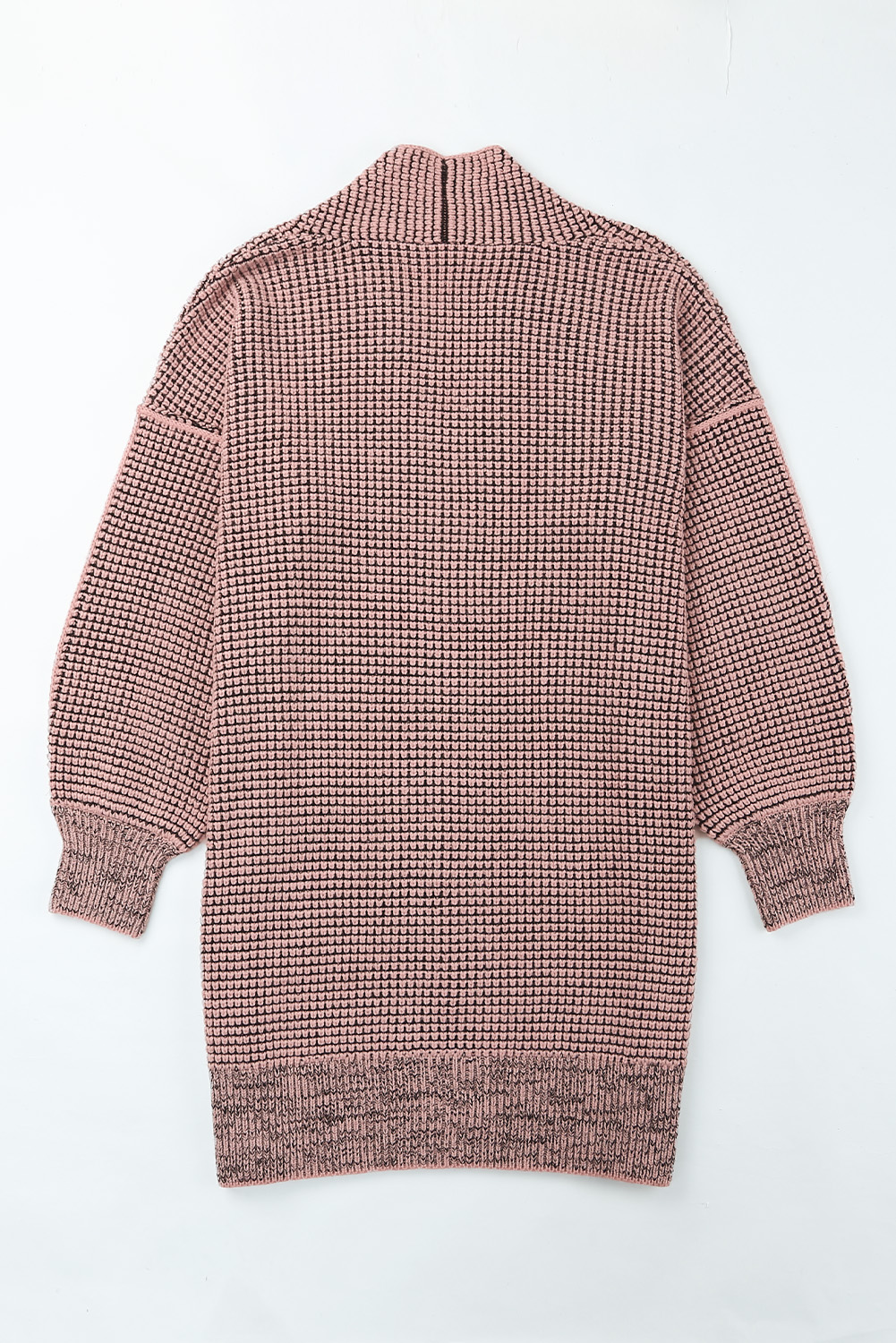 Karen Kane Long Sleeve Asymmetrical Hem Round Neck Sweater