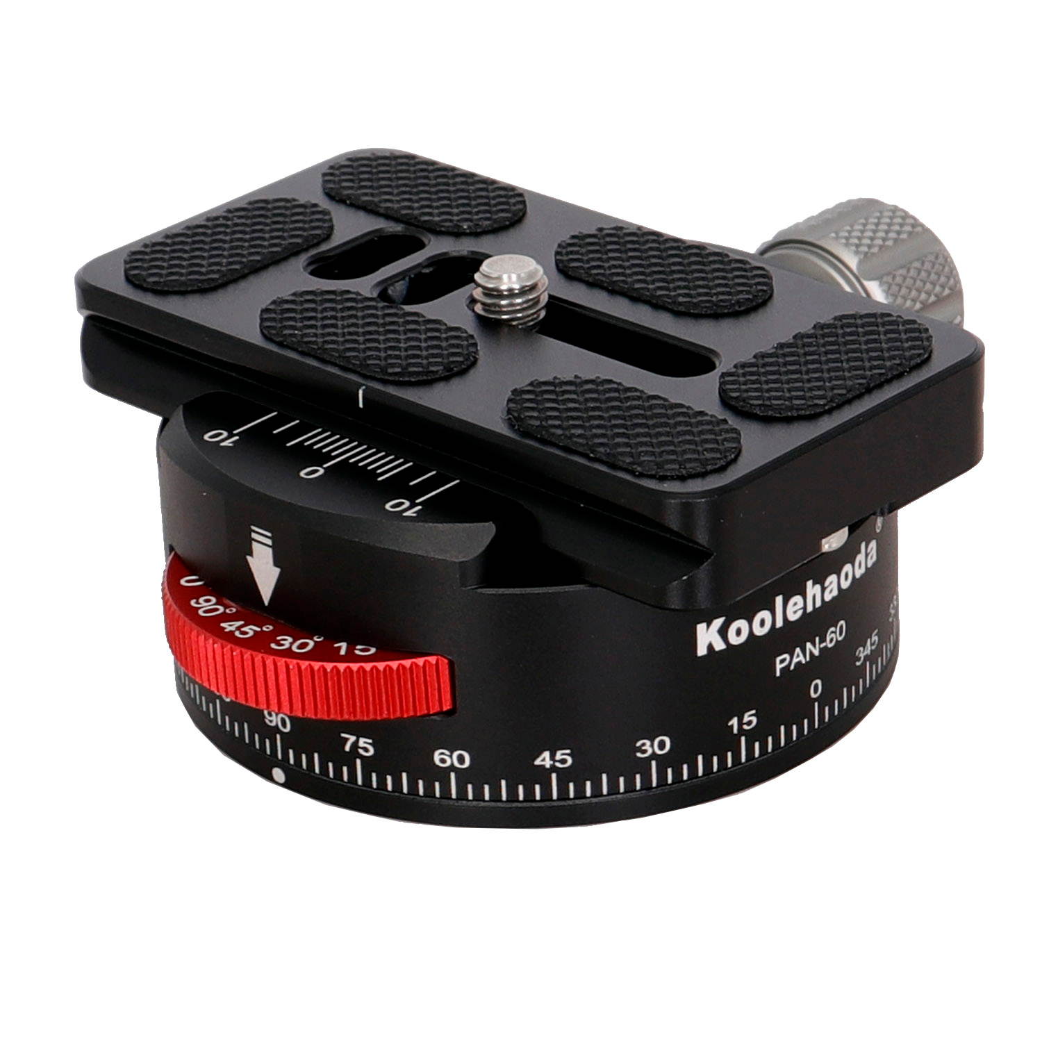 Koolehaoda Panoramic Tripod Head 360&ordm; All-Metal Tripod Ballhead with Indexing Rotator Compatible for Arca Swiss Quick Release Plate
