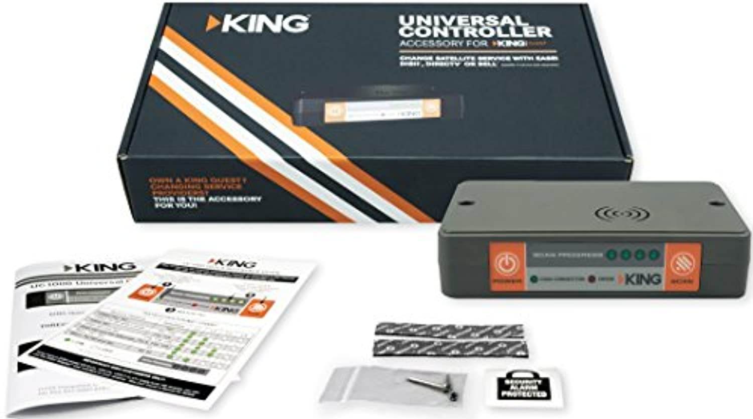 KING UC1000 Universal Controller to Make Quest Antenna Compatible with DirecTV, Bell, or DISH Receivers (UC1000)