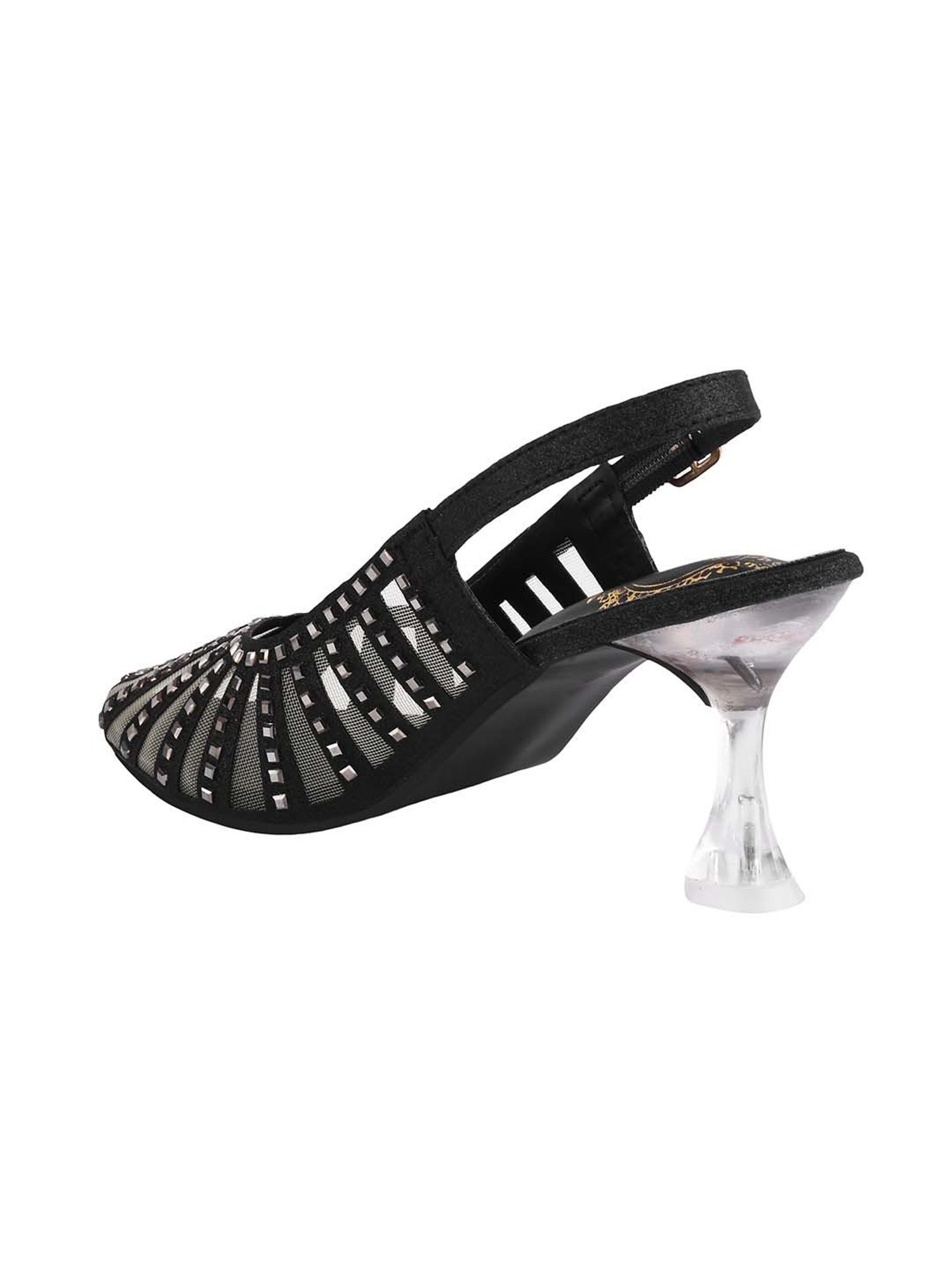 Shoetopia Kids Black Kids Girls Ethnic Sandal