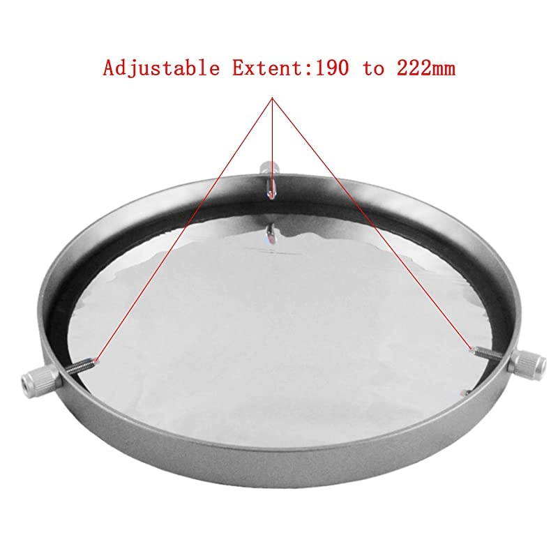 Deluxe Solar Filter 230mm Metal Cap for Tubes with Outer Diameter from 190mm to 222mm Aperture 200mm Start Solar Observing and Sun Becomes Within Reach