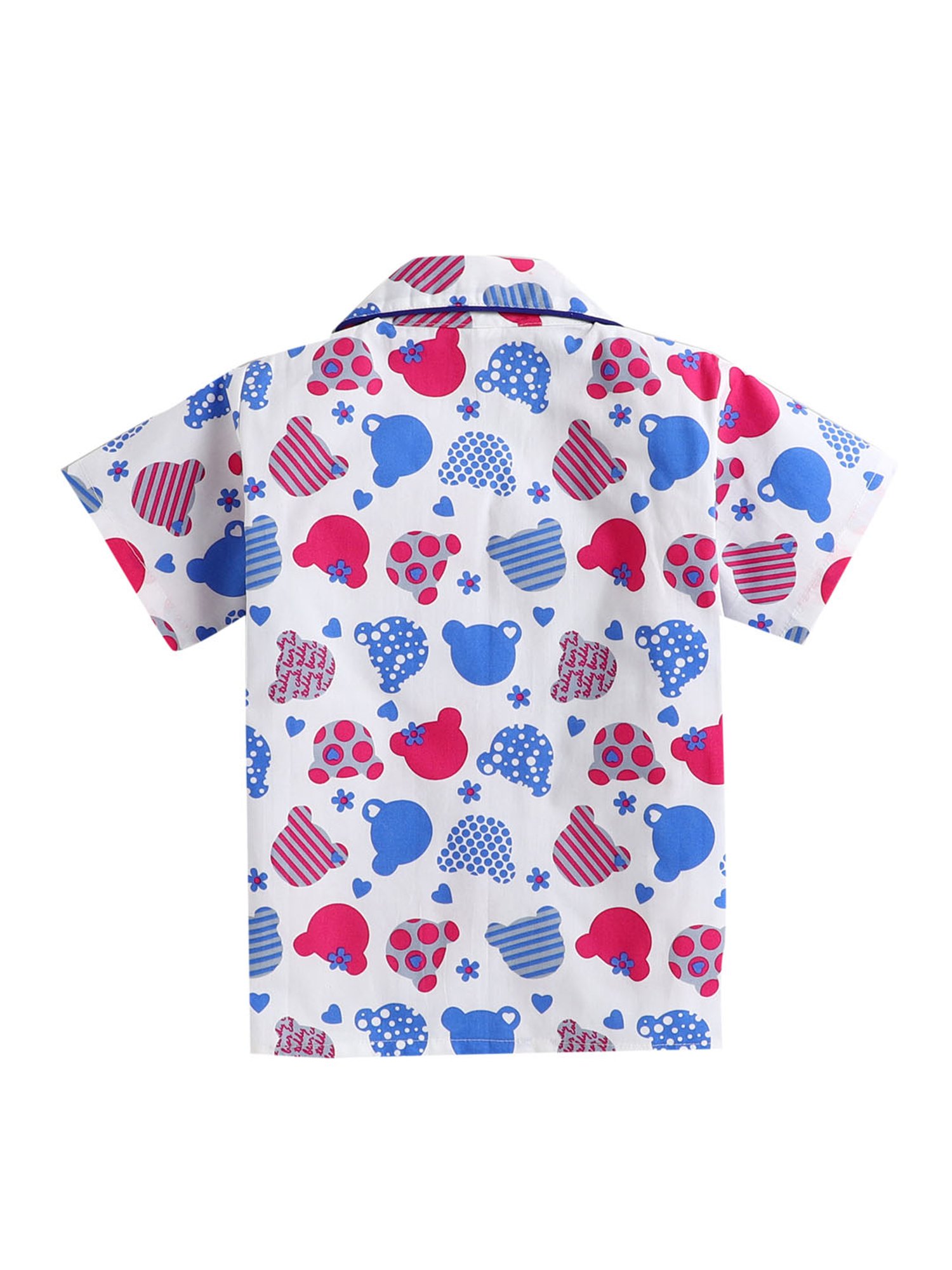 The Magic Wand Boys Multicolor Printed Shirt with Shorts