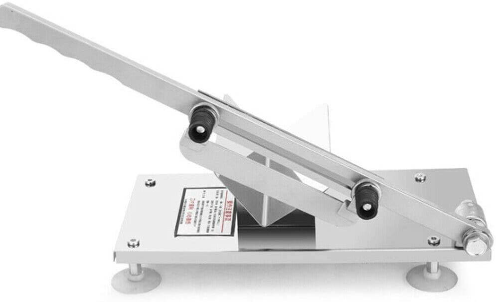 TFCFL 0.3mm-15mm Manual Stainless Steel Meat Slicer Beef Mutton Roll Food Slicer Machine Kitchenware for Home Cooking Kit