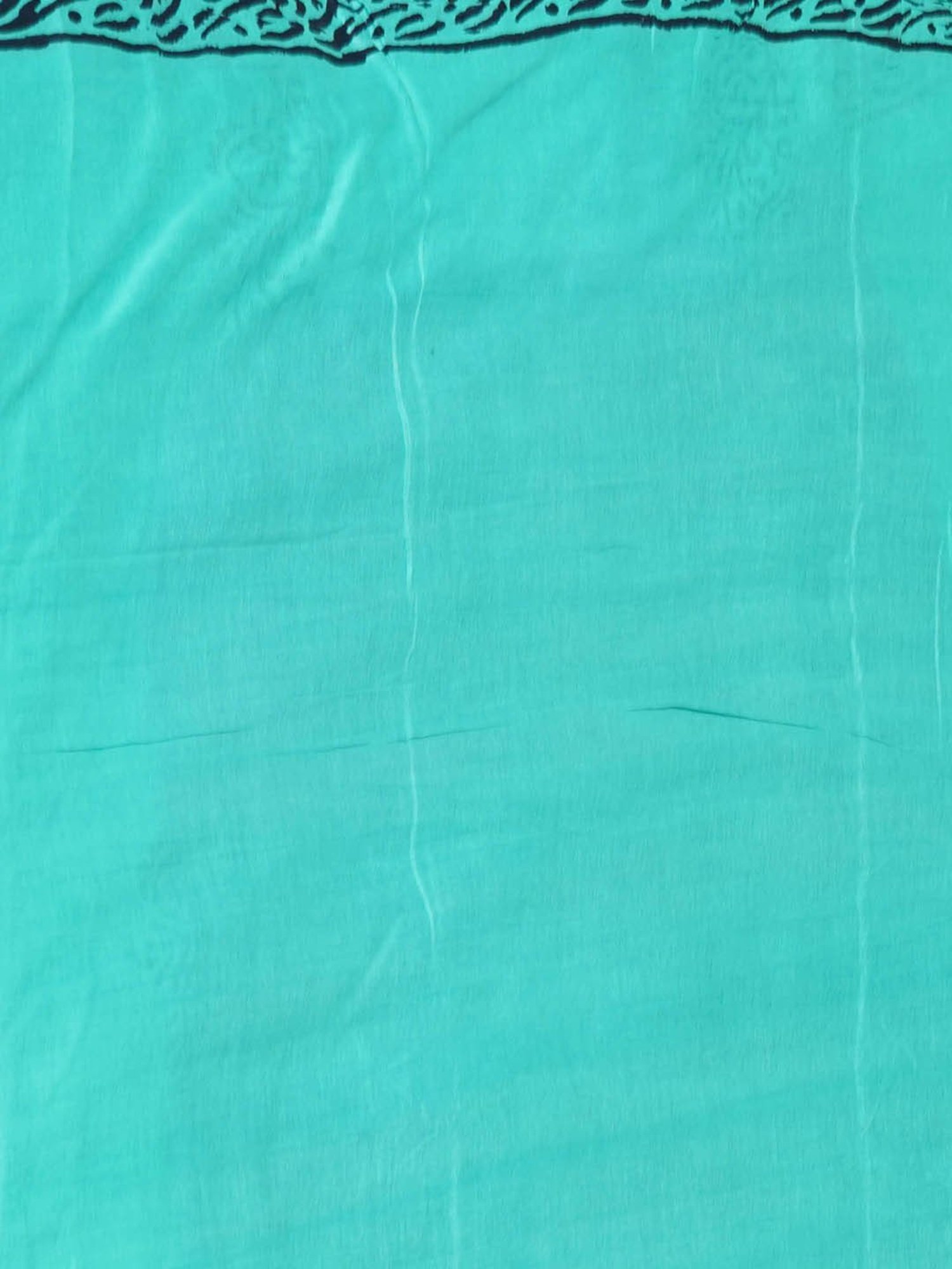 Unnati Silks Purple & Blue Cotton Printed Saree With Unstitched Blouse