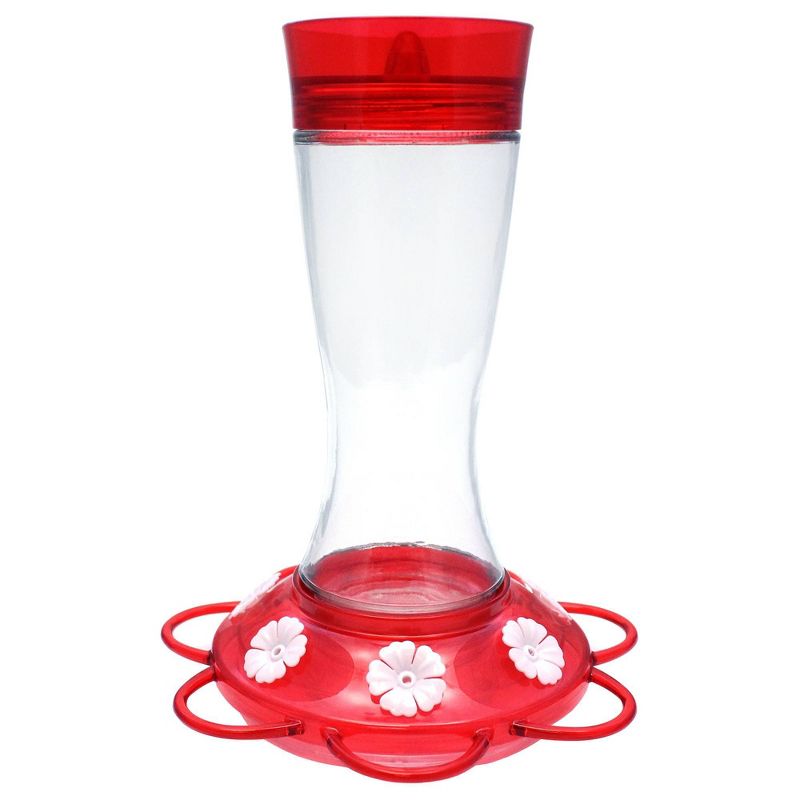 Droll Yankees More Birds Garnet Hummingbird Feeder - Red/White
