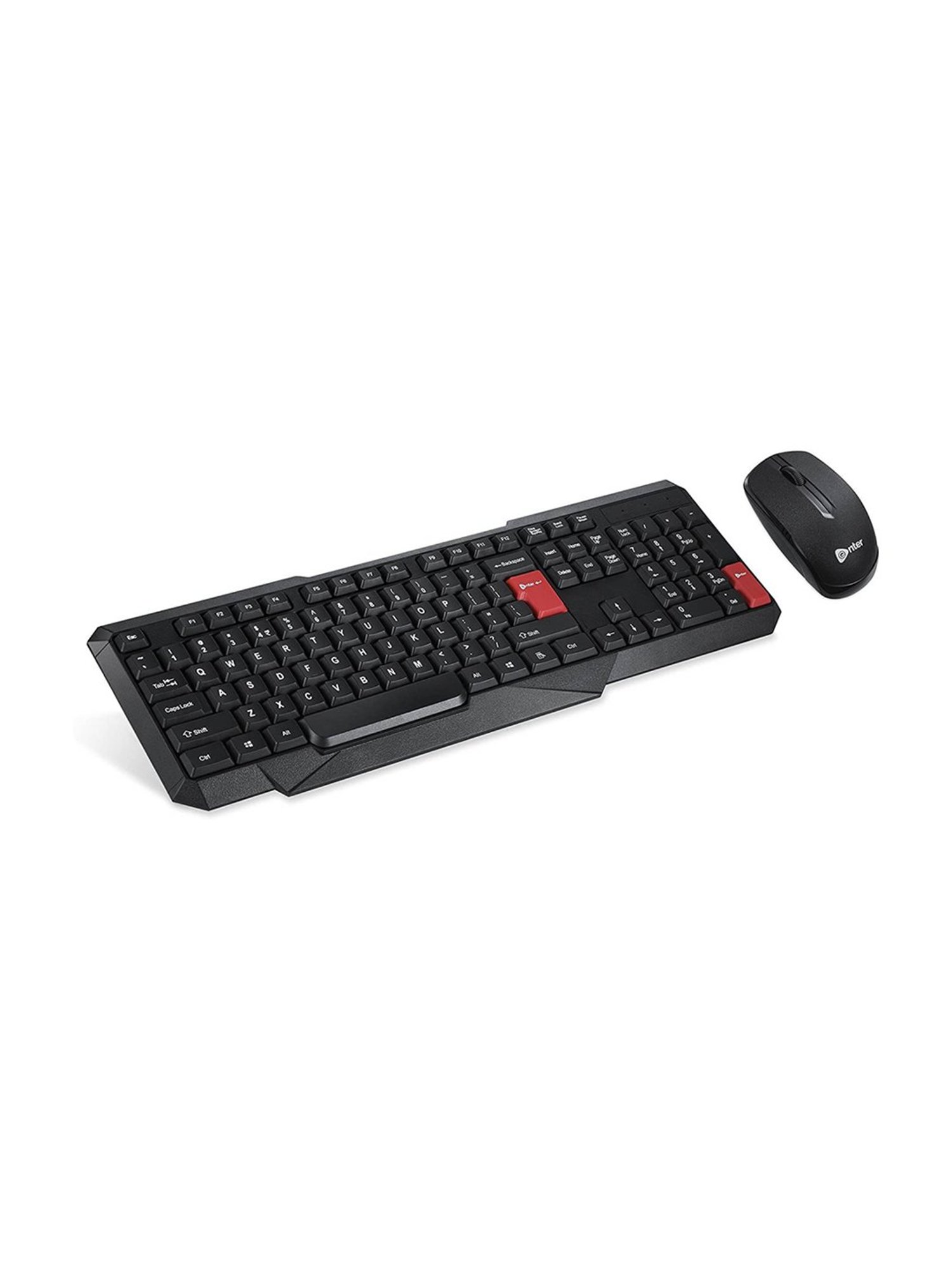 Enter E-WKB-A Wireless Keyboard & Mouse Combo Set for Computer (Black)