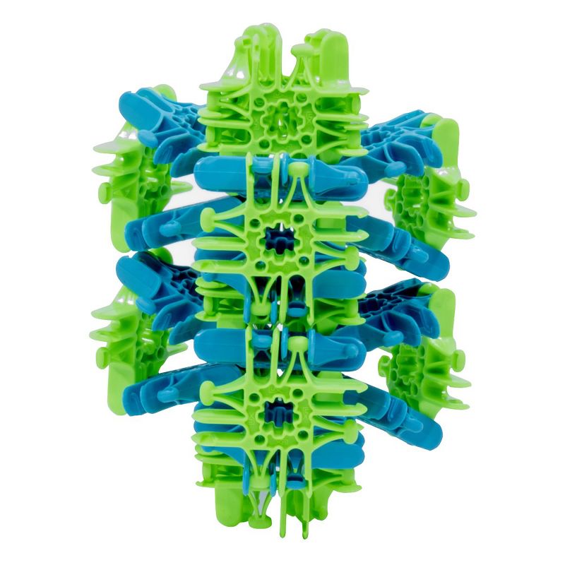 Lux Blox Fidget Flexers - Teal/Green and Purple/Yellow