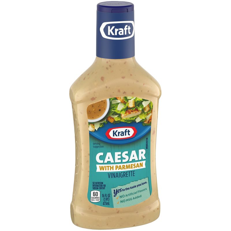 Kraft Vinaigrette Caesar Parmesan Salad Dressing - 16fl oz
