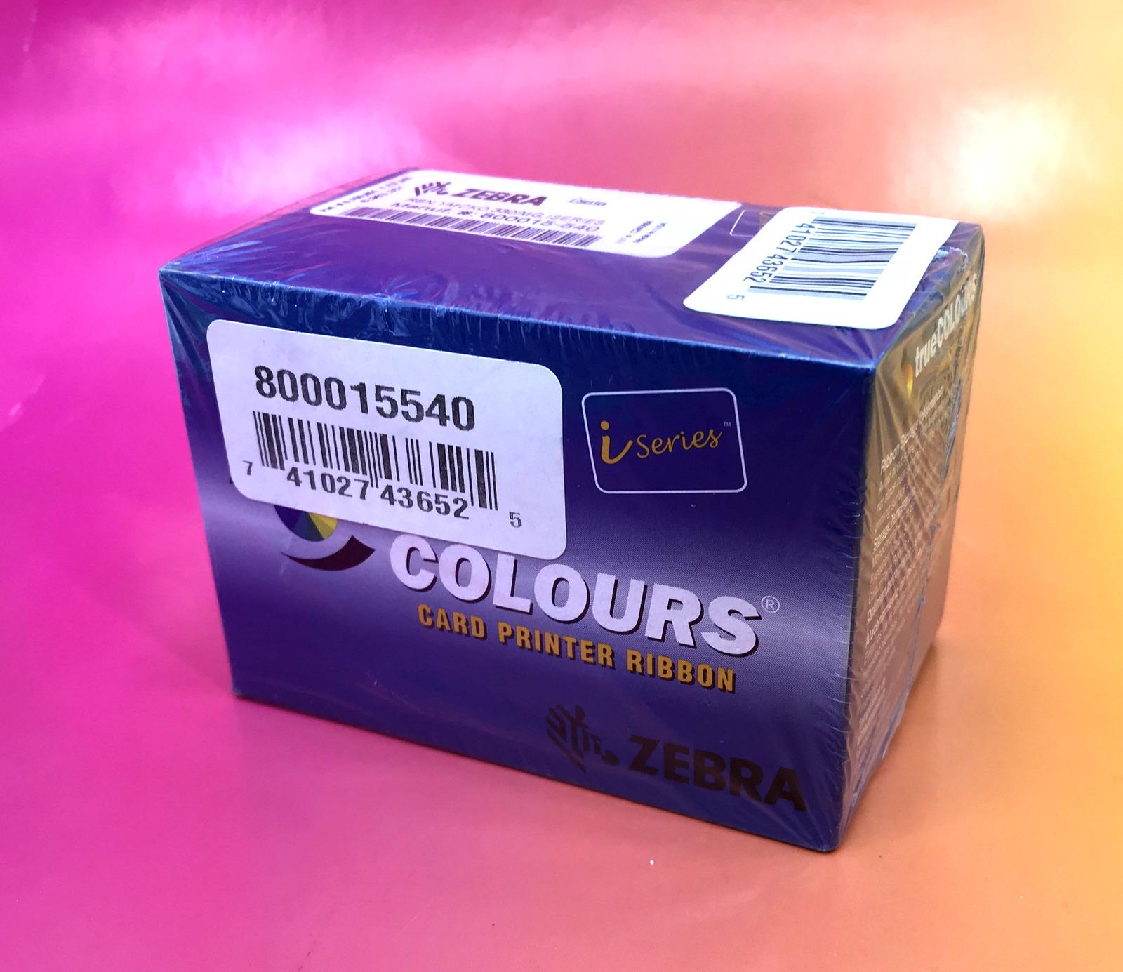 Zebra i-Series True Colours Card Printer Ribbon YMCKO 330 images - 800015-540