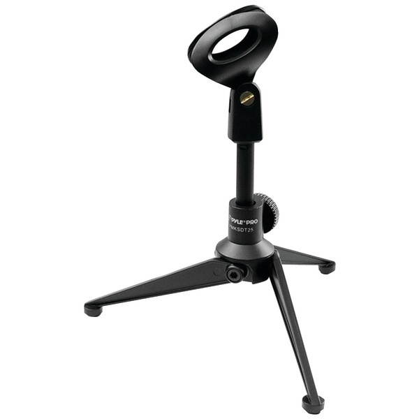 PylePro PMKSDT25 PylePro PMKSDT25 Microphone Stand - 5 lb Load Capacity - 8.7" Height