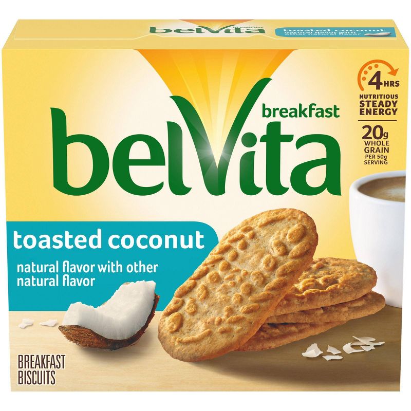 belVita Toasted Coconut Breakfast Biscuits - 5 Packs
