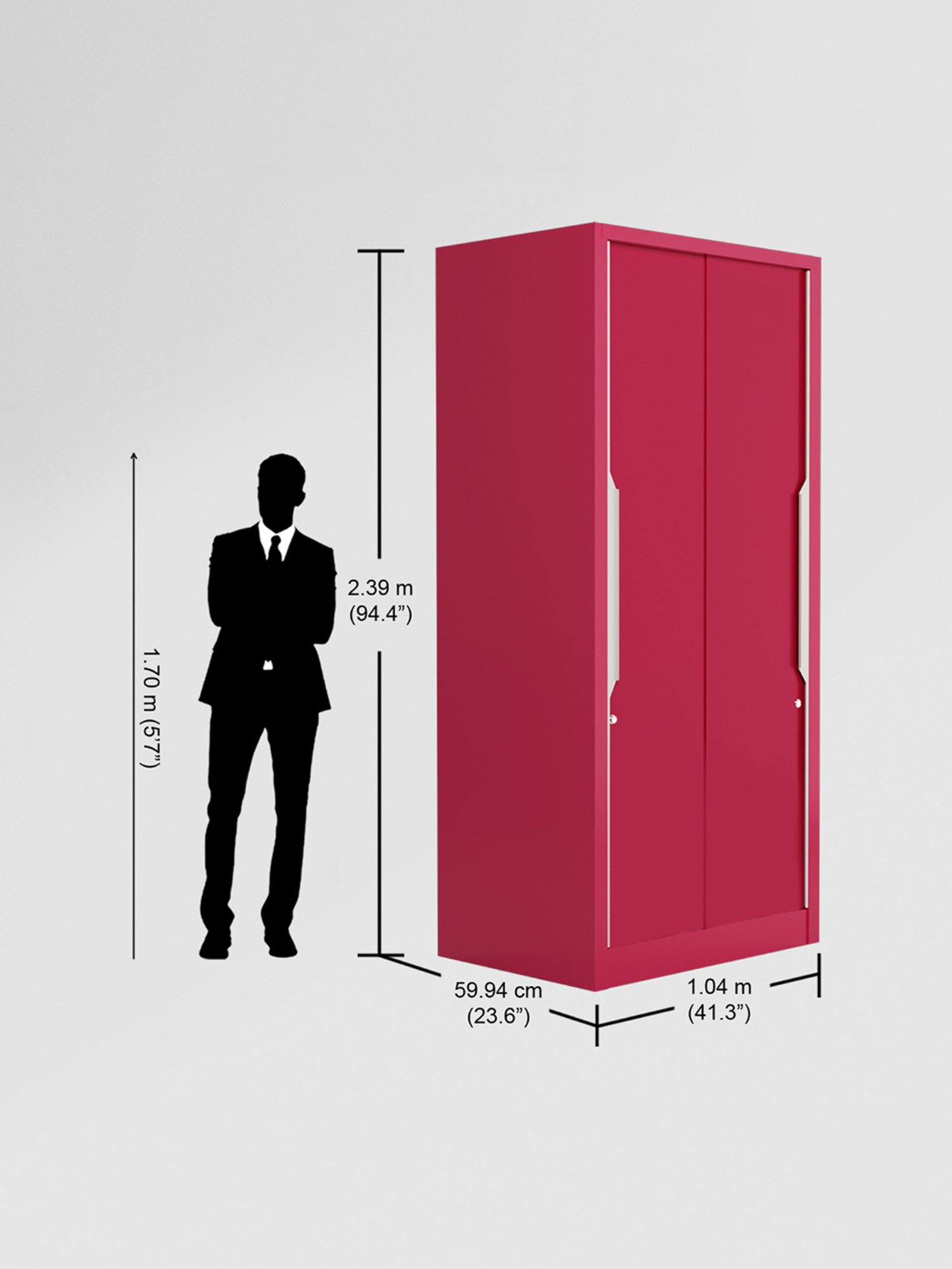 Home Basics 5 Dual Hook Chrome Plated Steel Over the Door Hanging Rack