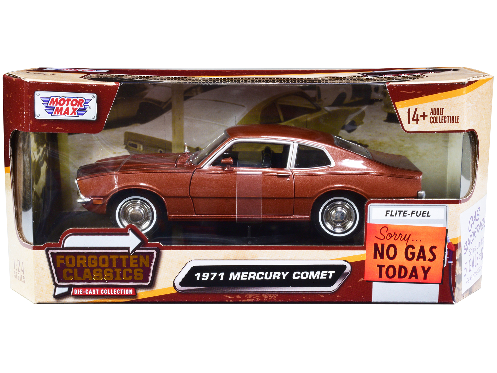 1950 Mercury Eight Coupe Matt White with Orange Stripes "California Lowriders" Series 6 1/64 Diecast Model Car by Greenlight