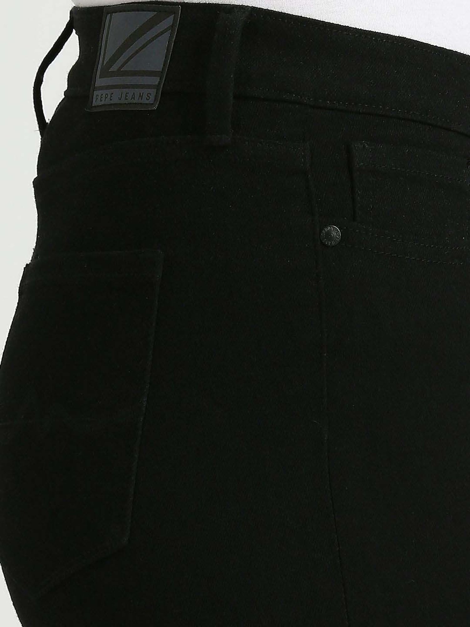 Pepe High Rise Jeans Black High Rise Jeans
