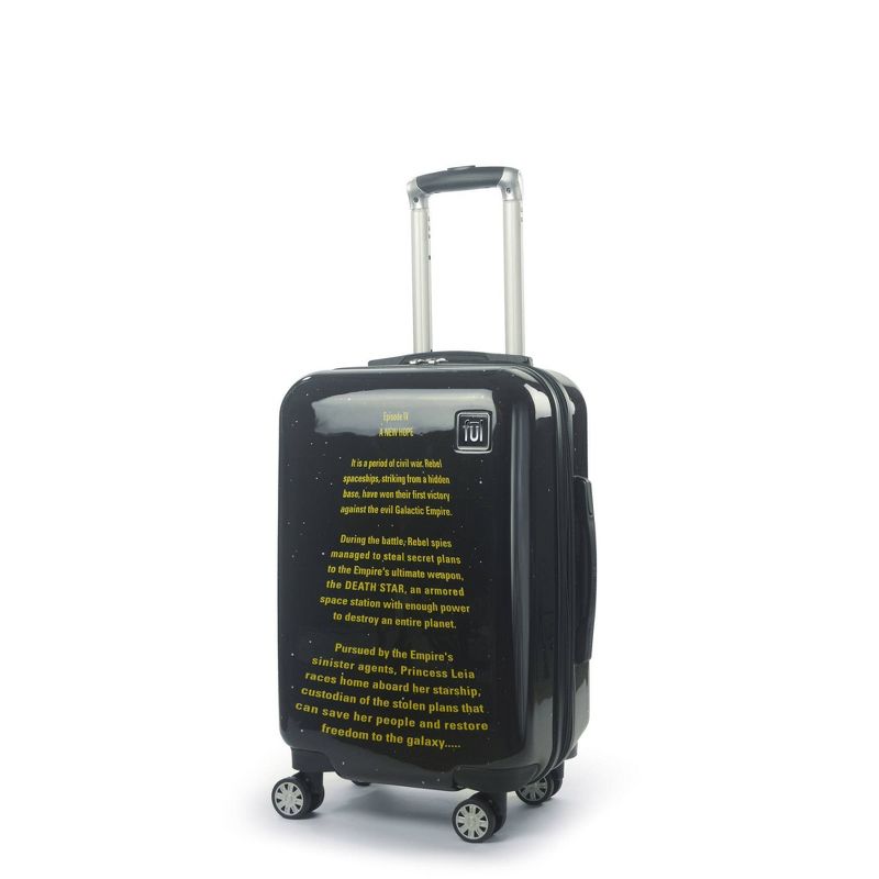FUL Star Wars A New Hope Opening Crawl Printed 21" Spinner Suitcase - Black