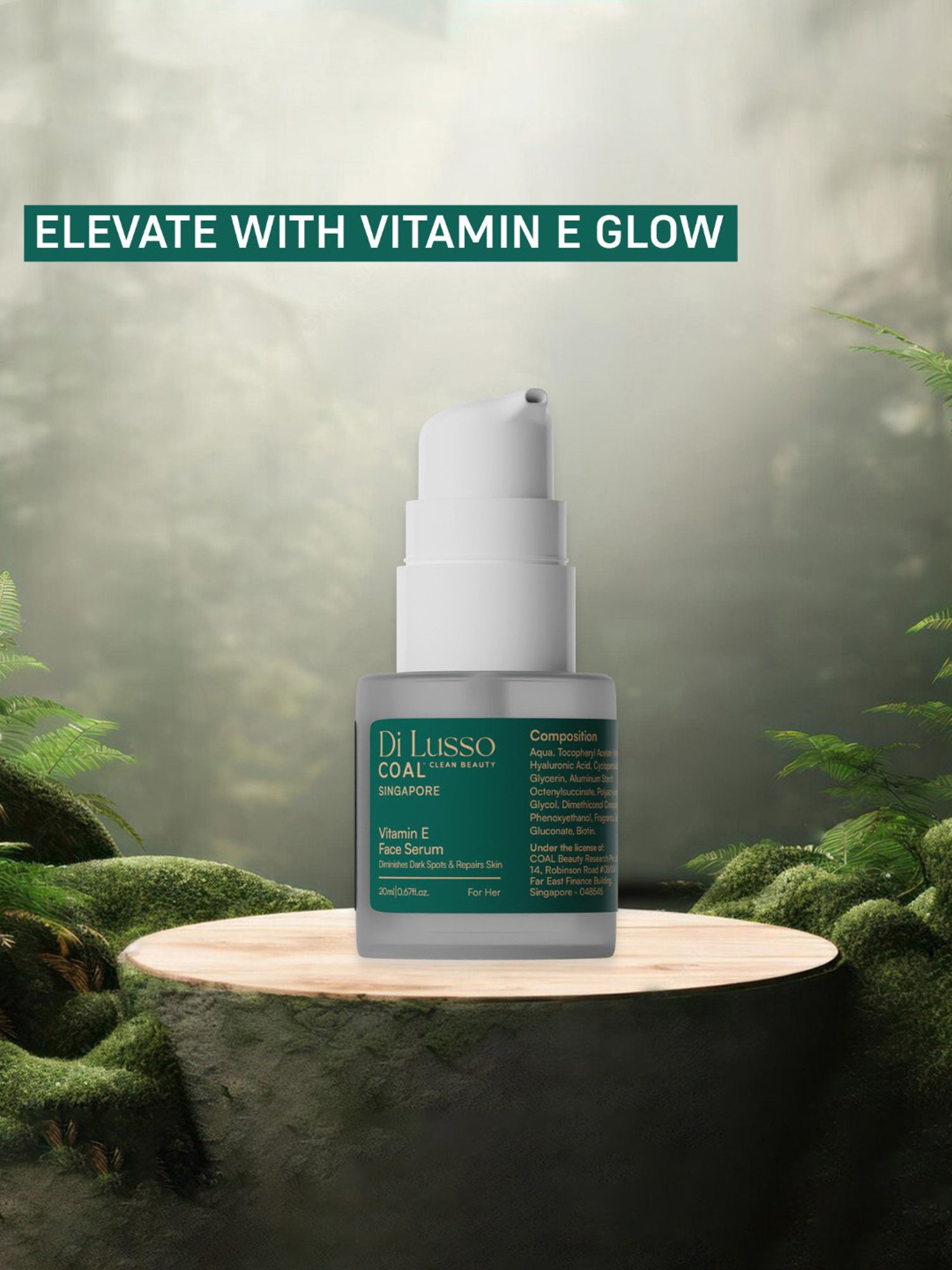 COAL Clean Beauty Vitamin E Face Serum - 20 ml