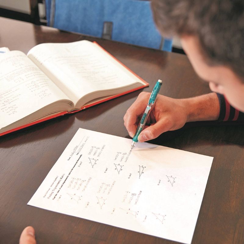 Paper Mate 3pk #2 Mechanical Pencils with Lead/Eraser Refill ClearPoint Color Barrels .7mm