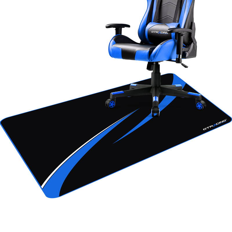 GTRACING Gaming Chair Mat for Hardwood Floor 43 x 35inch Office Computer Gaming Desk Chair Mat for Hard Floor GT603