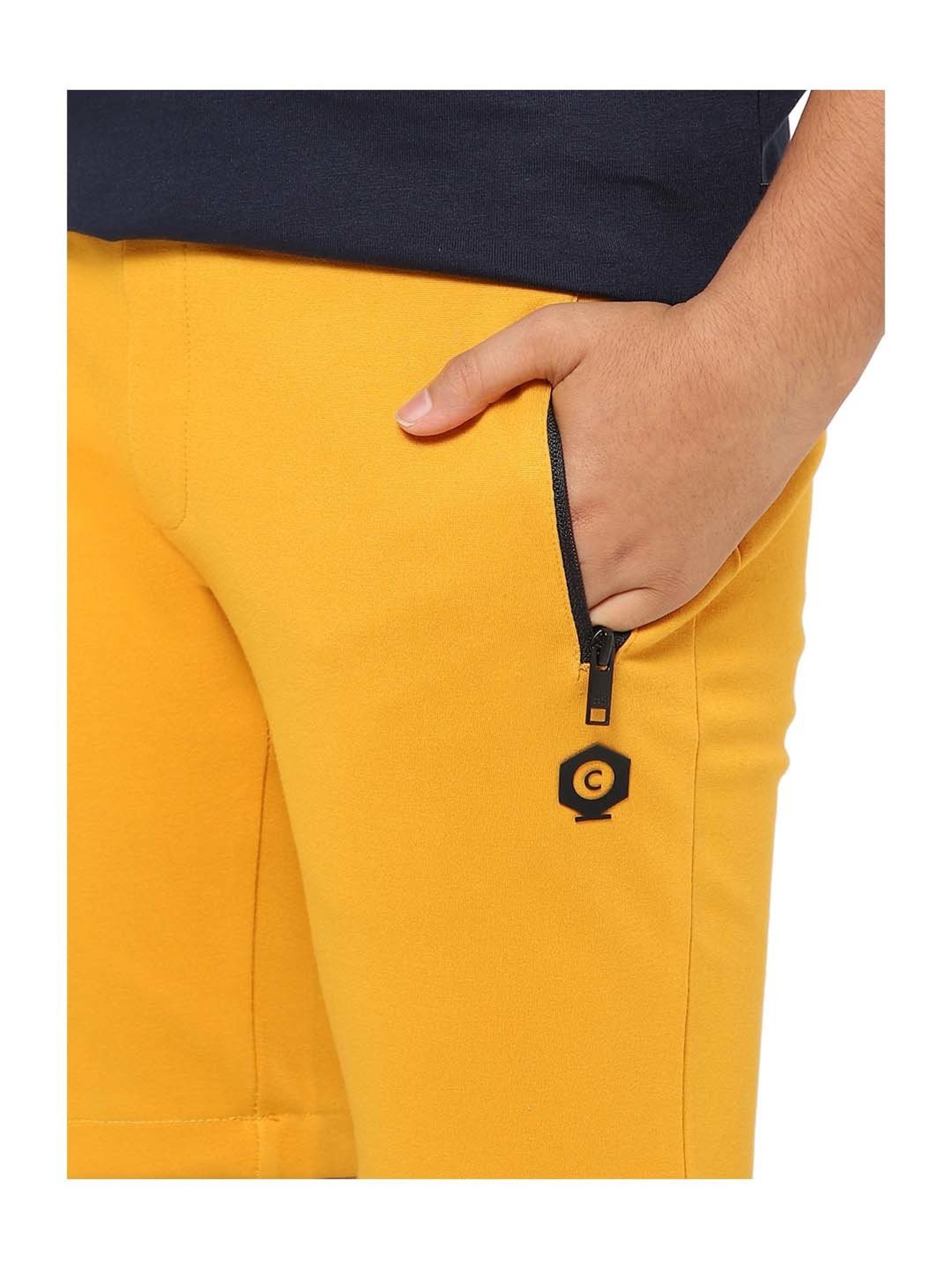 Jack & Jones Junior Yellow Regular Fit Shorts
