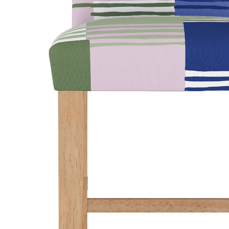 Counter Height Barstool Sadie Stripe Lavender - Skyline Furniture