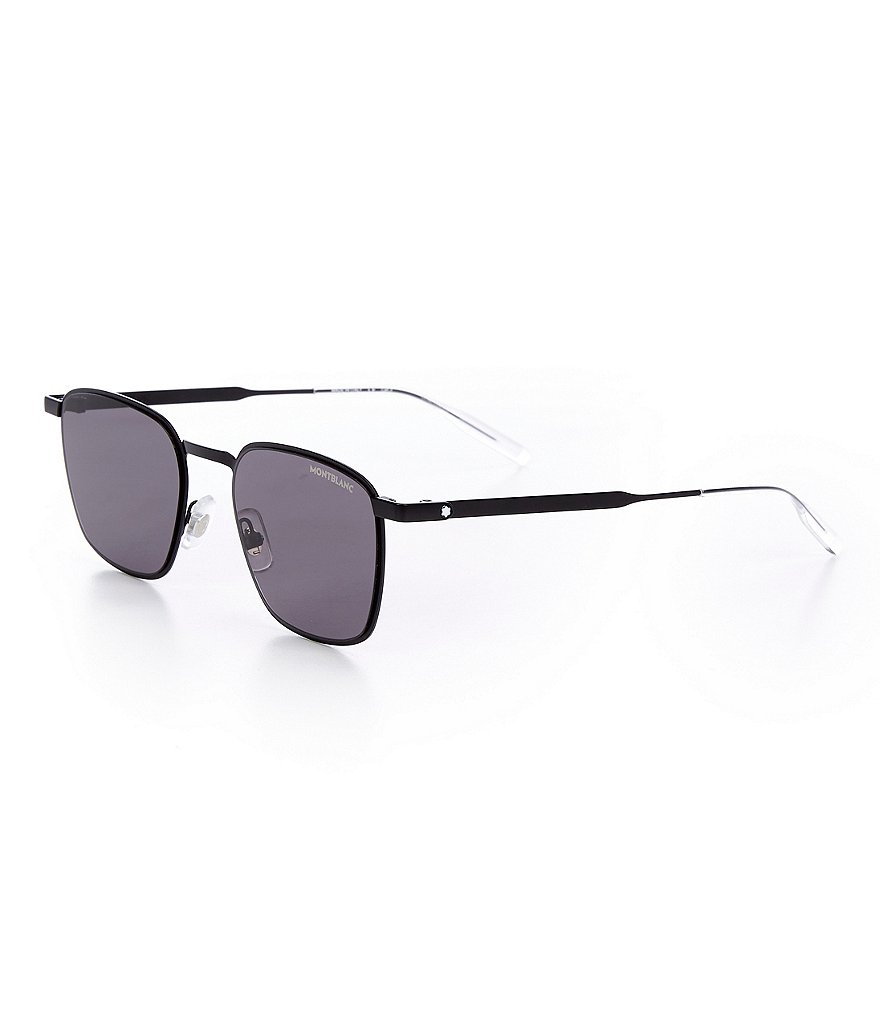 Montblanc Men's Mb0145s 51mm Square Sunglasses