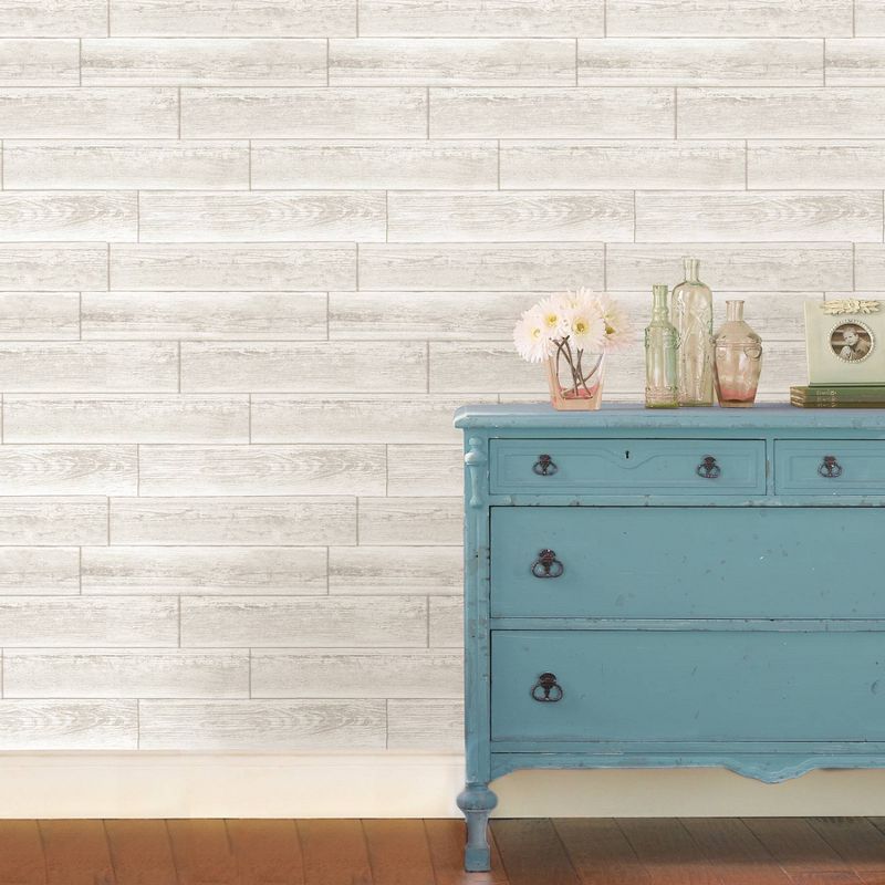 NuWallpaper 28.2' Serene Cream Peel & Stick Wallpaper Cream
