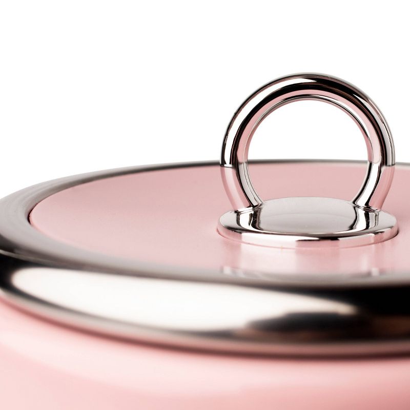 Heritage 1.7 Lt Stainless Steel Electric Kettle with Auto Shut-Off - Pink