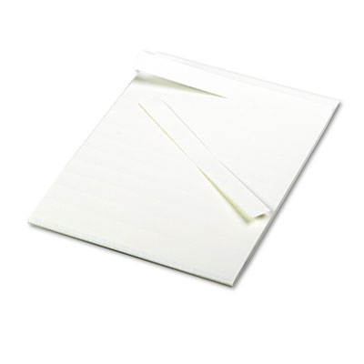 Magna Visual DC-20W Data Cards for Magnetic Card Holders, White, 10 8-1/2 x 11 Sheets/Pack