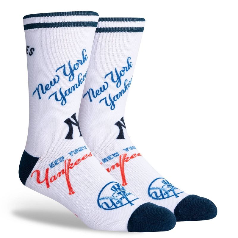 MLB New York Yankees Mixed Up Crew Socks - L