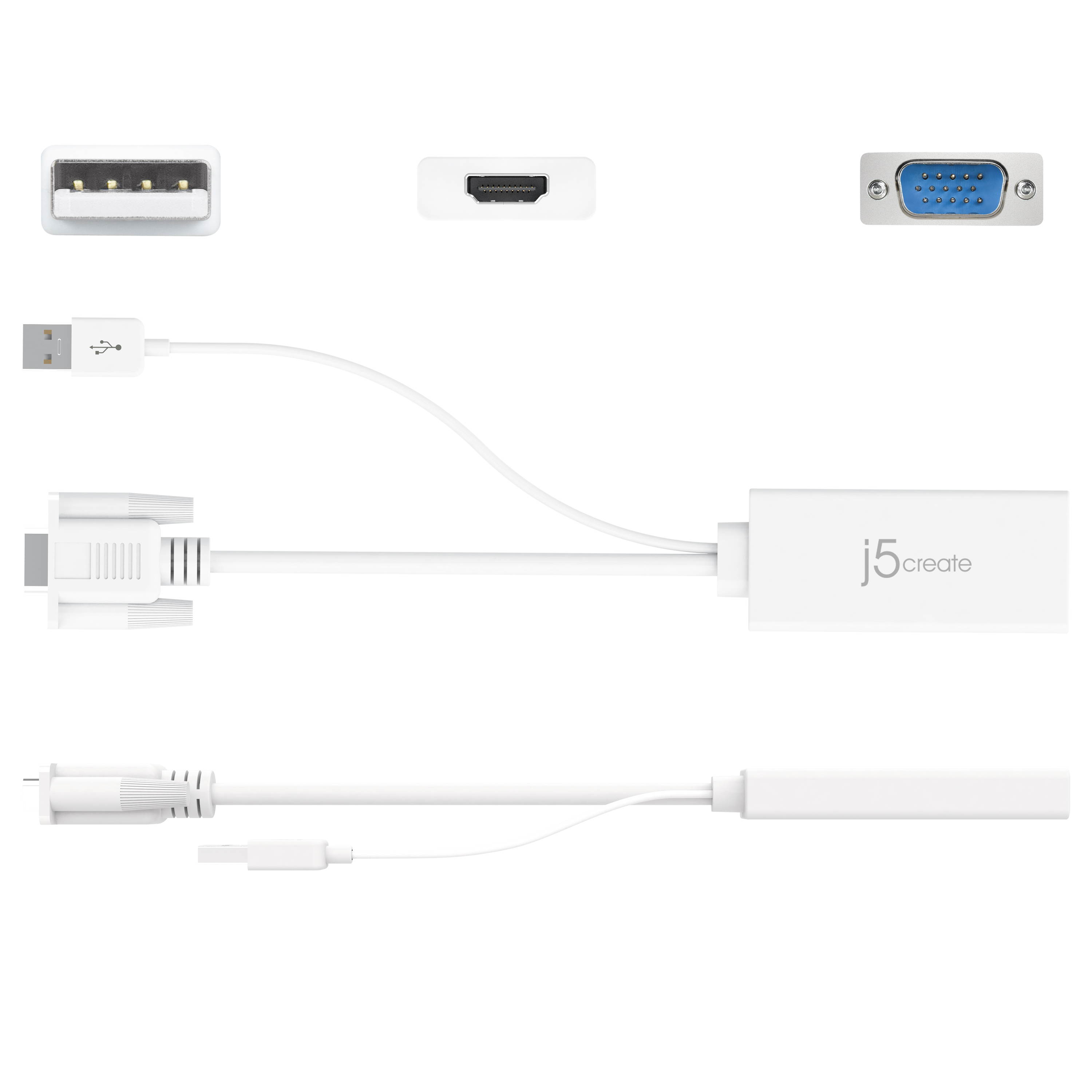 j5create VGA to HDMI Video Audio Adapter