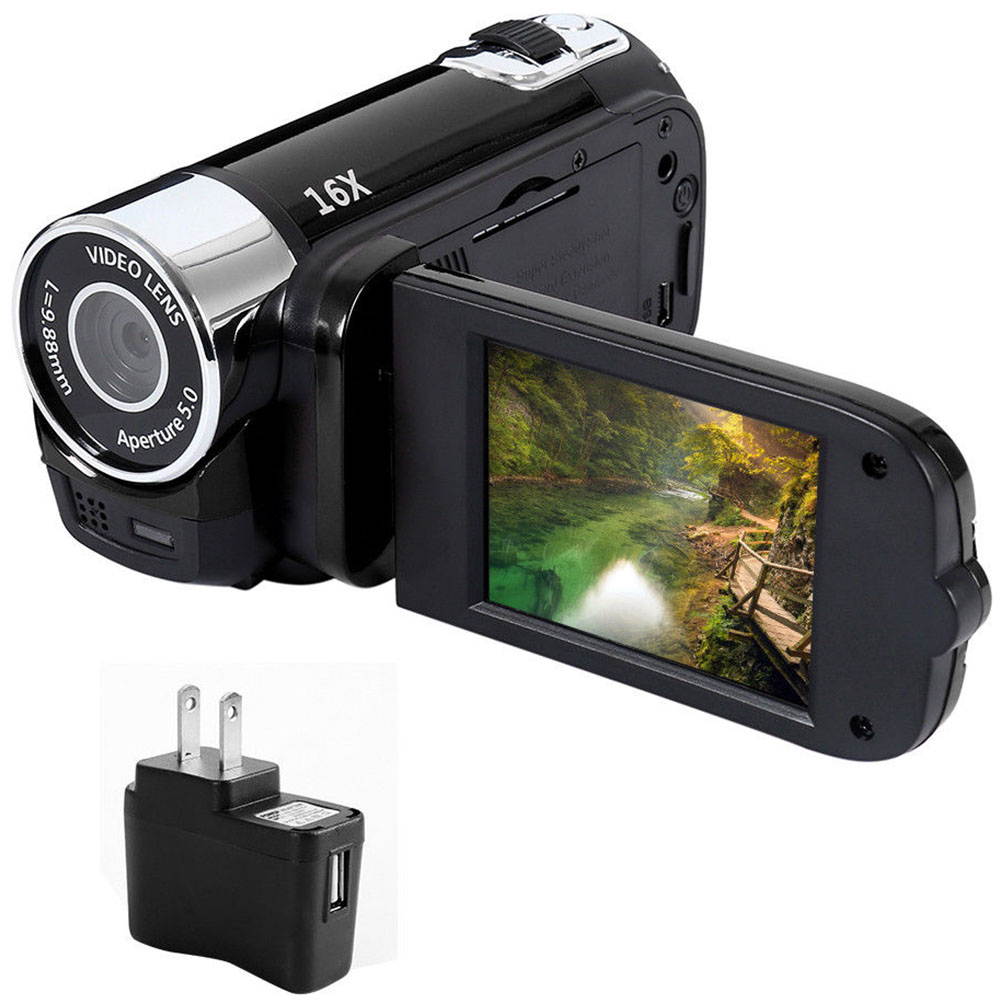 FULL HD 1080P 16MP 2.7"LCD 16X ZOOM Digital Video DV Camera Camcorder US Plug
