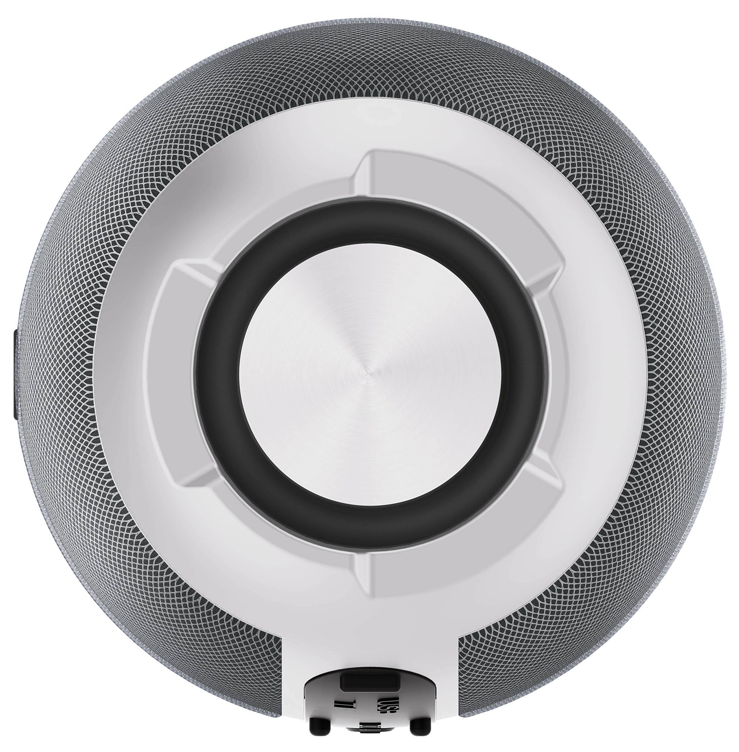 Wired Computer Sound Bar, USB-Powered PC Speakers; MICA M30 Wooden Wired LED Volume Control Mini Speakers for Multiple Devices (with 3.5mm AUX & PC Input) (Black)