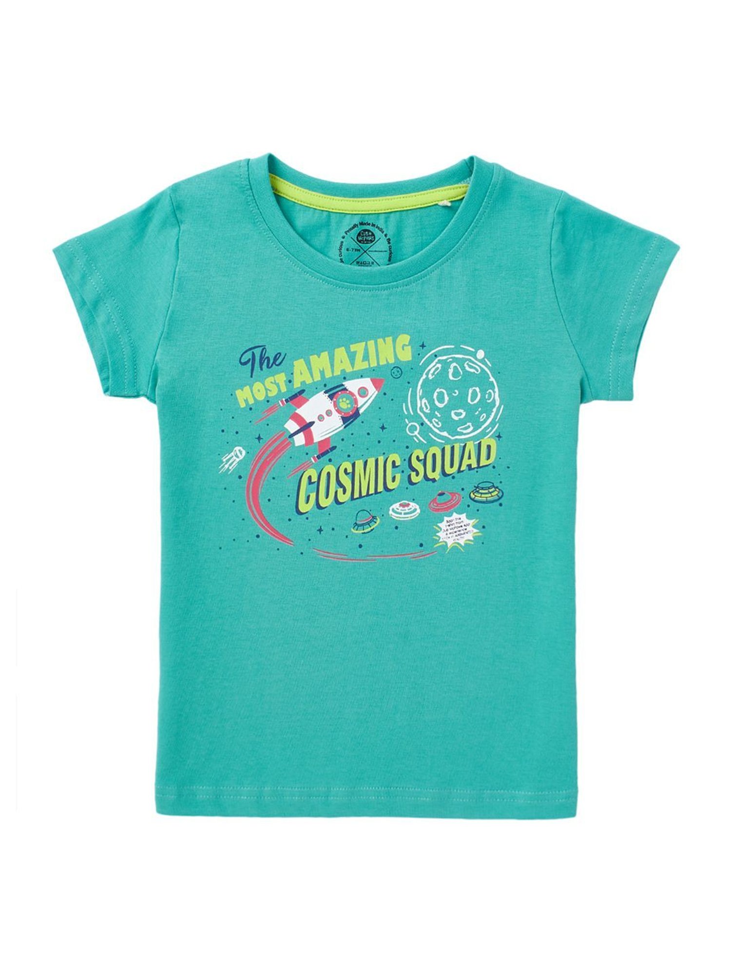 Cub McPaws Kids Multicolor Cotton Printed T-Shirt (Pack of 3)