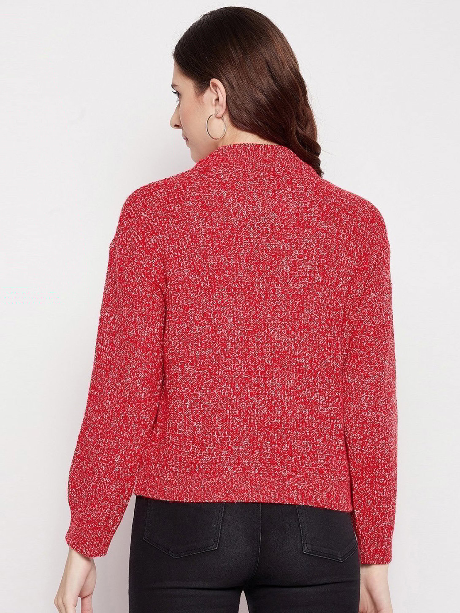 Duke Red Slim Fit Sweater