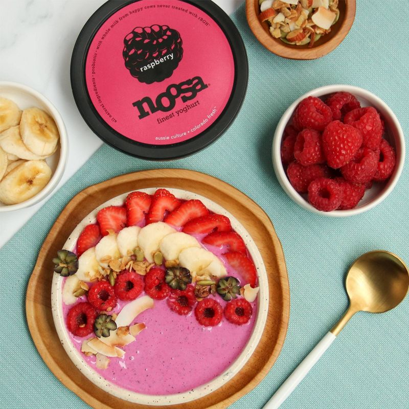 Noosa Raspberry Probiotic Whole Milk Yoghurt - 8oz