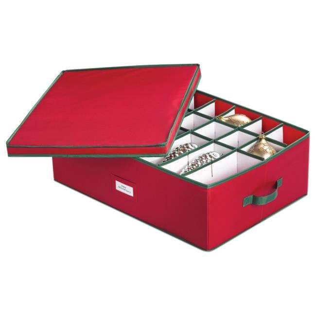 Homz Large Heirloom 56 Ornament Storage