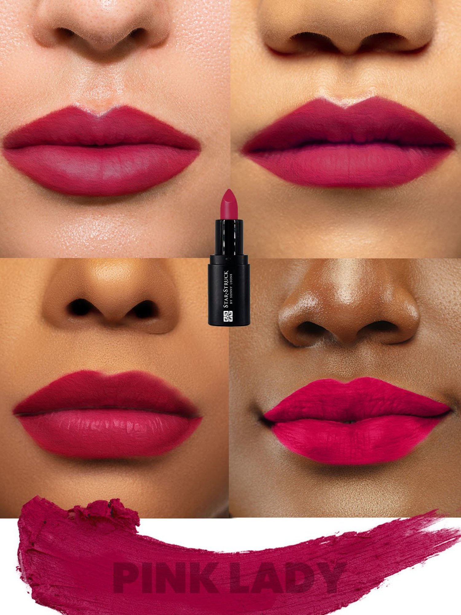 StarStruck By Sunny Leone Lipstick Pink Lady - 1.6 gm