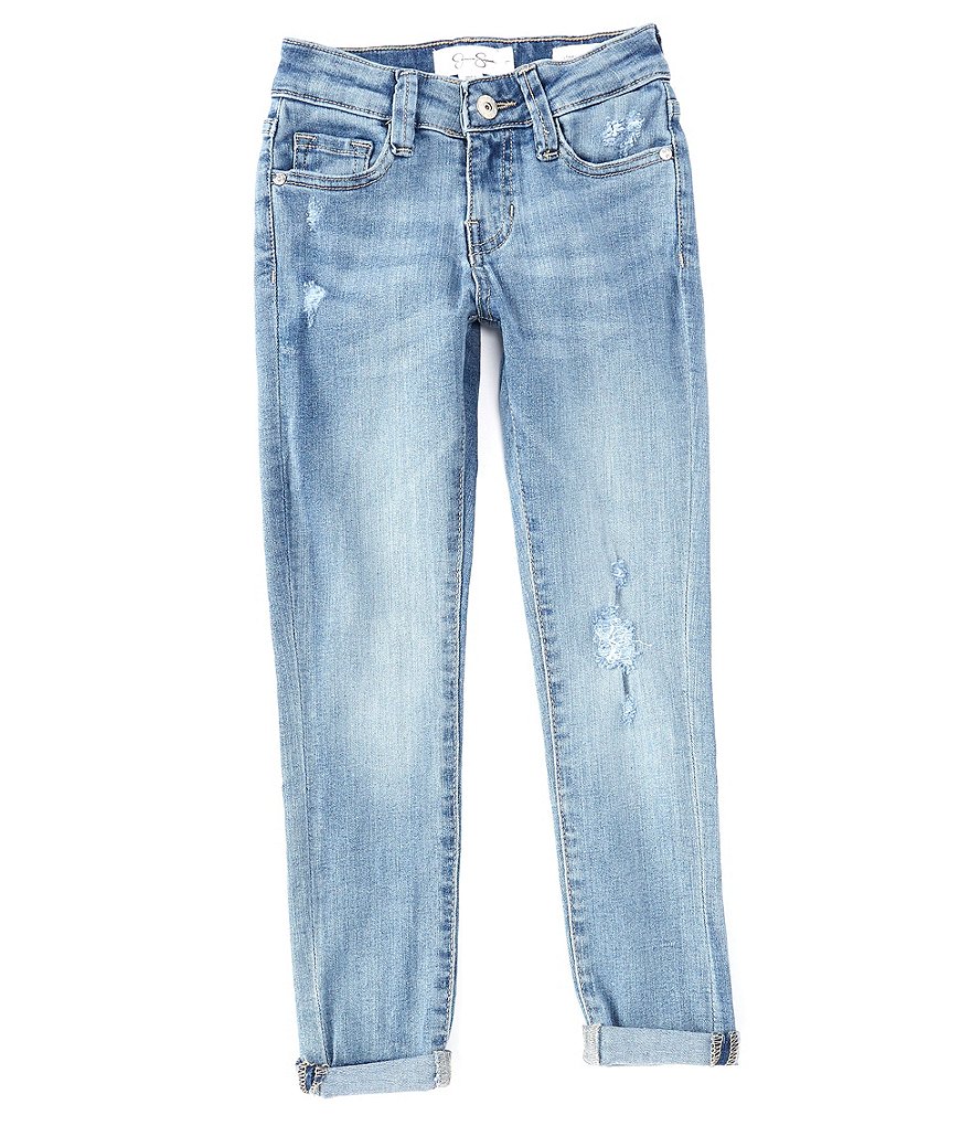 Jessica Simpson Big Girls 7-16 #double;Kiss Me#double; Basic Skinny Jeans
