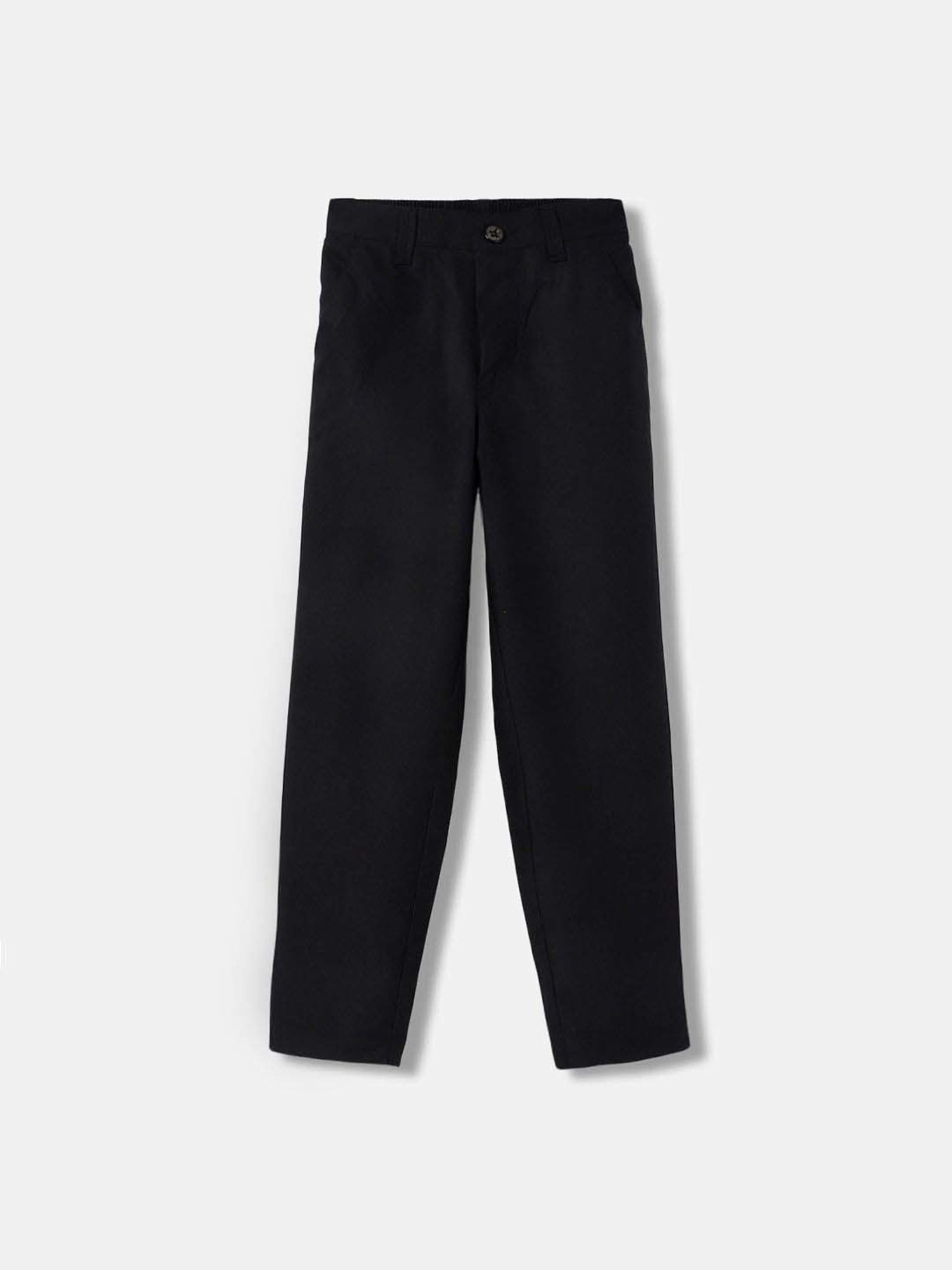 Blue Giraffe Boys Black Textured Full Sleeves Waistcoat Set