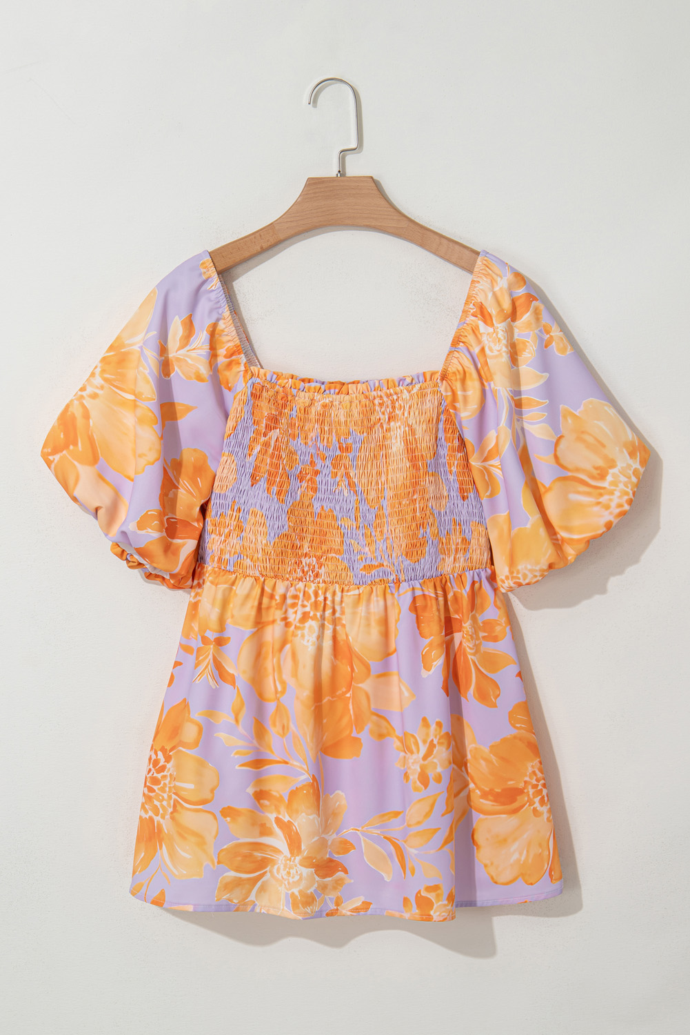 Rose Leopard Print V Neck Plus Size Tee