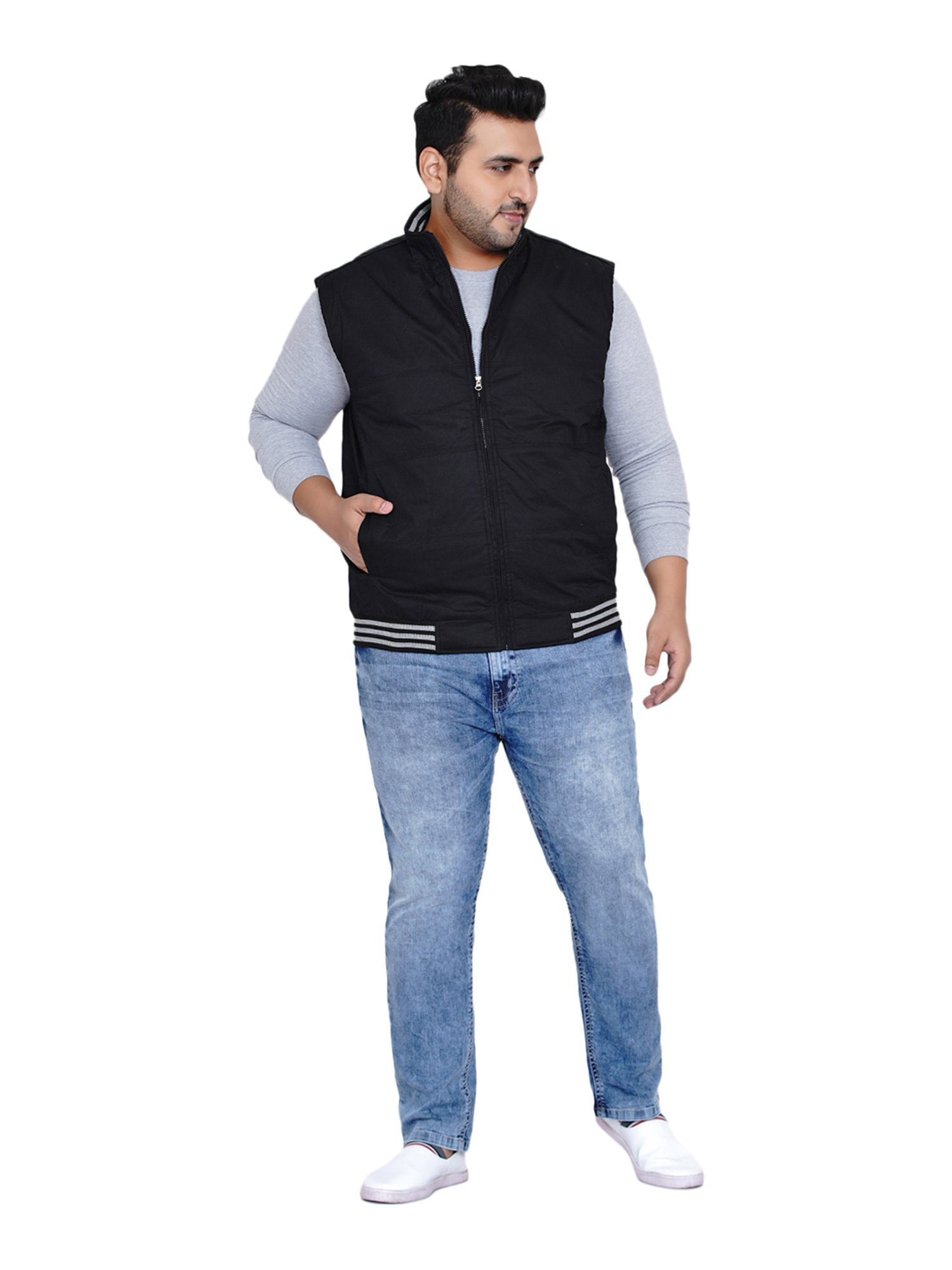 John Pride Black Plus Size Jacket